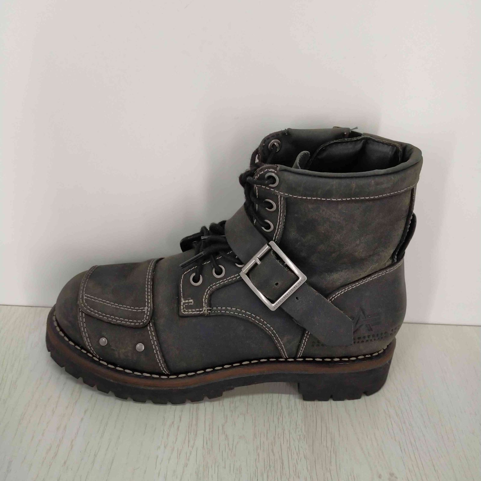 ALPHA INDUSTRIES 　アルファインダストリーズ　バイカーブーツ Alpha Industries ブーツ ALPHA INDUSTRIES アルファ
