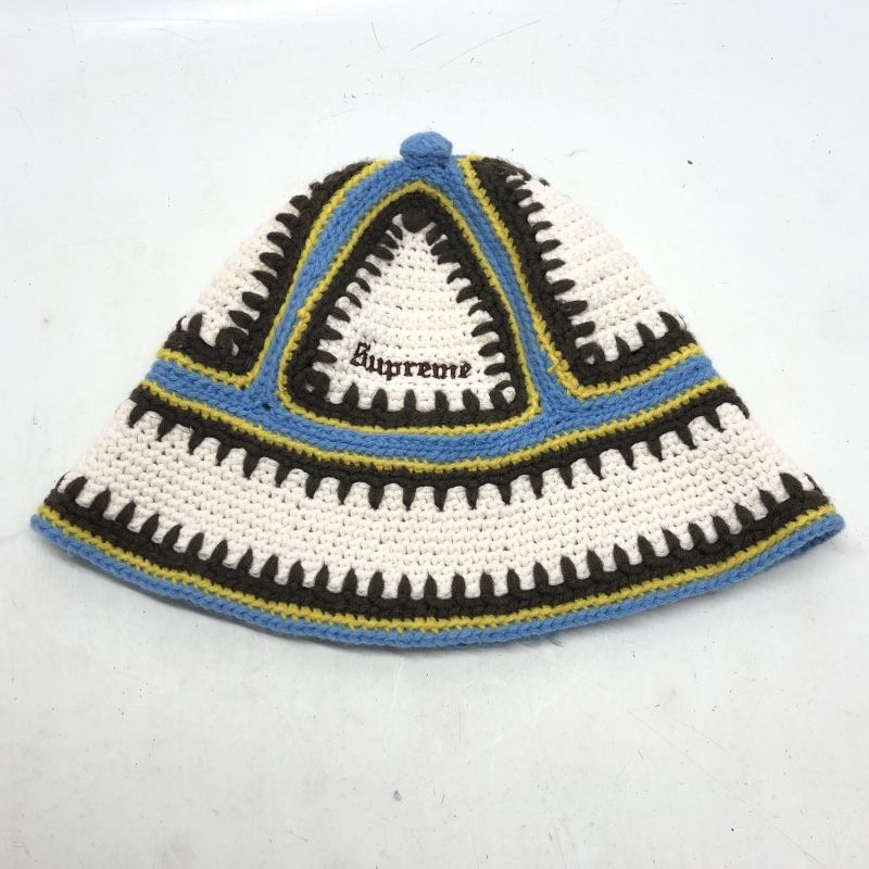 01yw0402 〇 シュプリーム Supreme Crochet Edge Bell Hat 01yw0402 〇 シュプリーム Supreme Crochet Edge Bell Hat