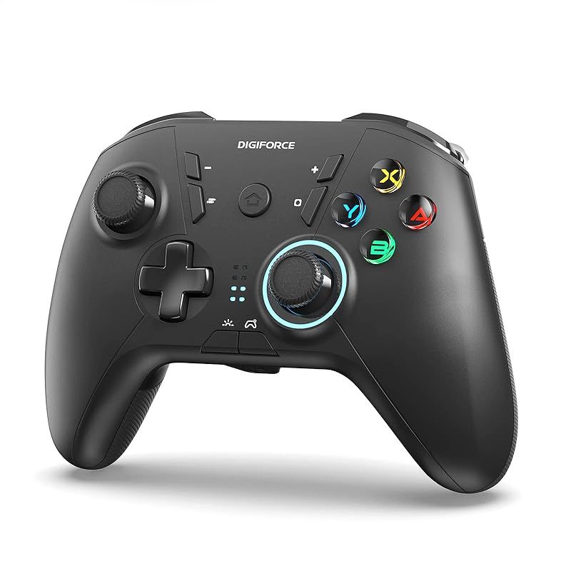 DIGIFORCE プロコン Switch コントローラー スイッチ 無線 デュアル振動 TURBO連射機能 6軸ジャイロセン サー 日本語説明書付き