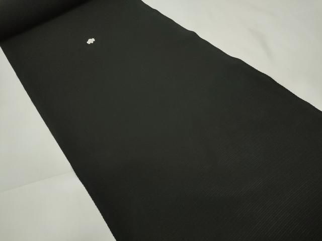 平和屋着物 夏物 黒紋付 黒反物 着尺 絽 檳榔子染 神路黒 DAAW7441zzz