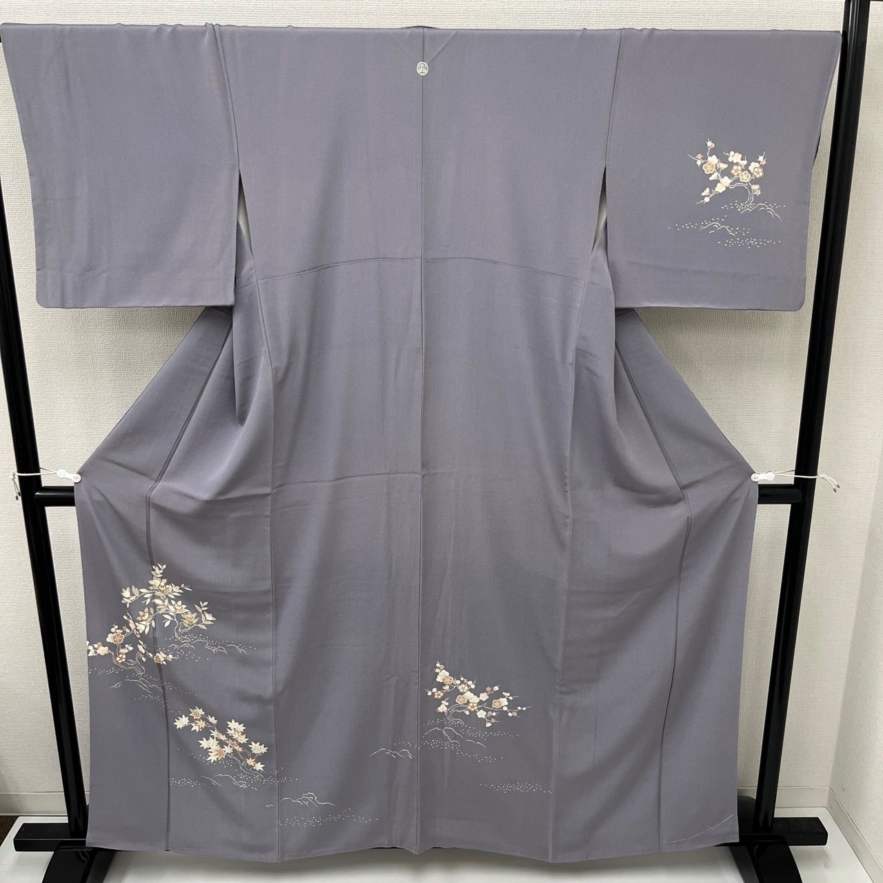 タ*ン様 総絞り 付下げ 裄66 美しい絞りに金彩の染め 着物 正絹 RK-67 タ*ン様 総絞り 付下げ 裄66 美しい絞りに金彩の染め