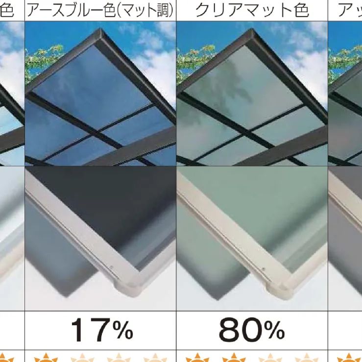 YKKポリカ板 クリアマット色 2枚セット - メルカリ