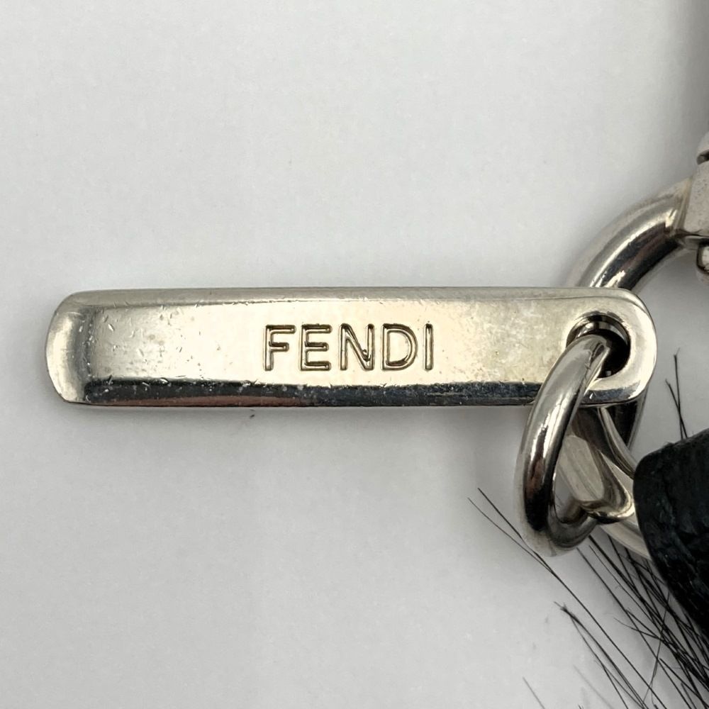 フェンディ バッグバグズ モンスター チャーム キーホルダー ブラック イエロー FENDI