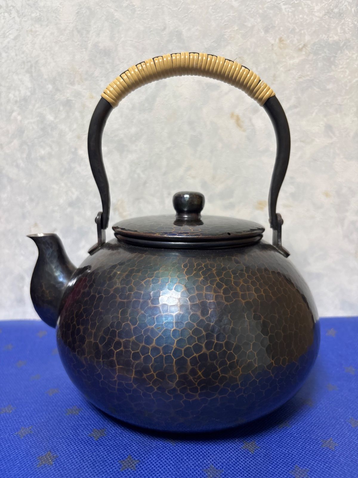 玉川堂 鎚起銅製 水注 箱あり 高さ20cm 湯沸 工芸品