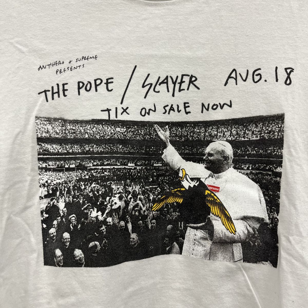 Supreme×ANTI HERO/シュプリーム×アンタイヒーロー【16SS】Pope Tee