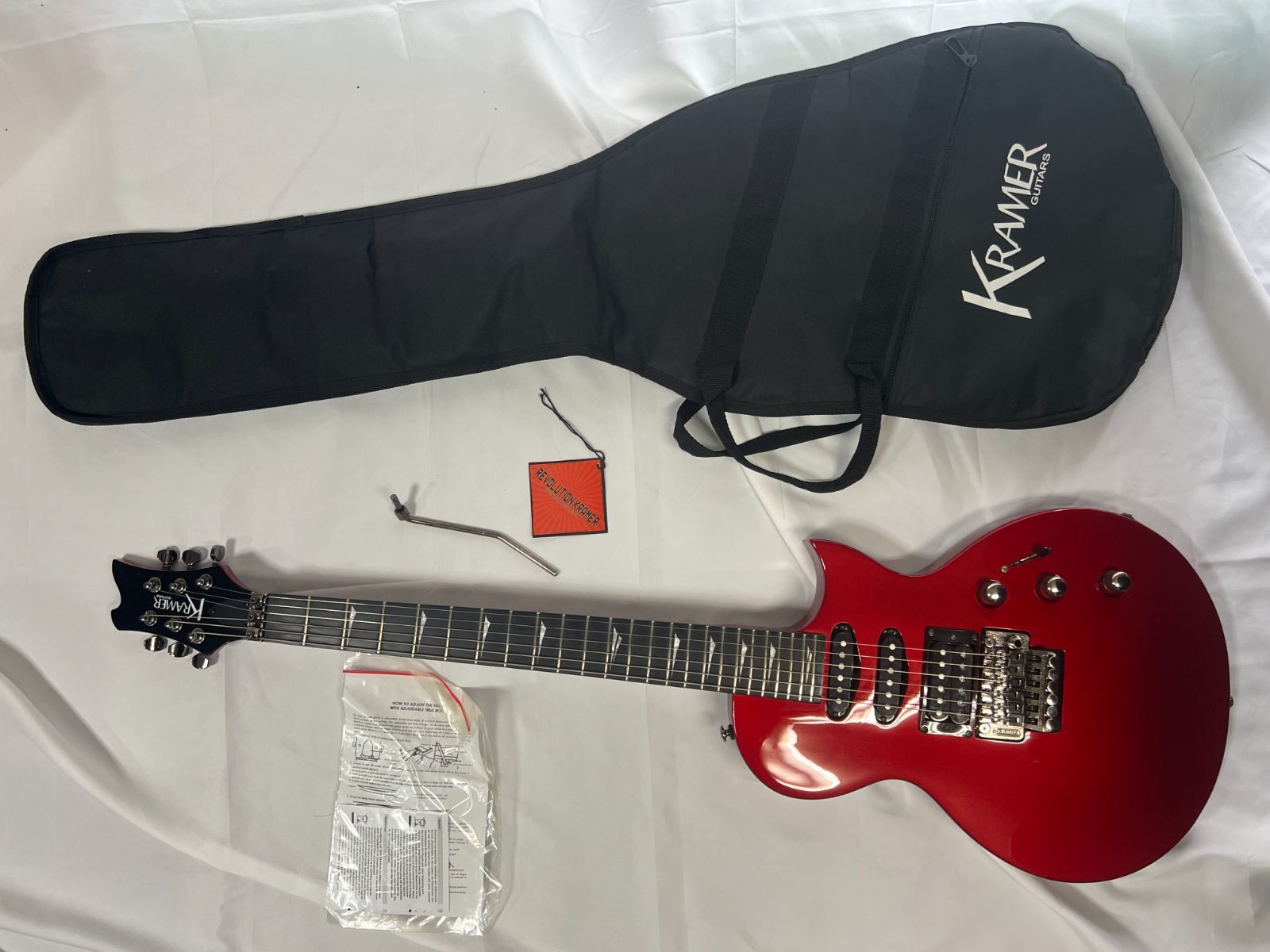 中古 美品】KRAMER ASSAULT 211 RED フロイドローズ セット