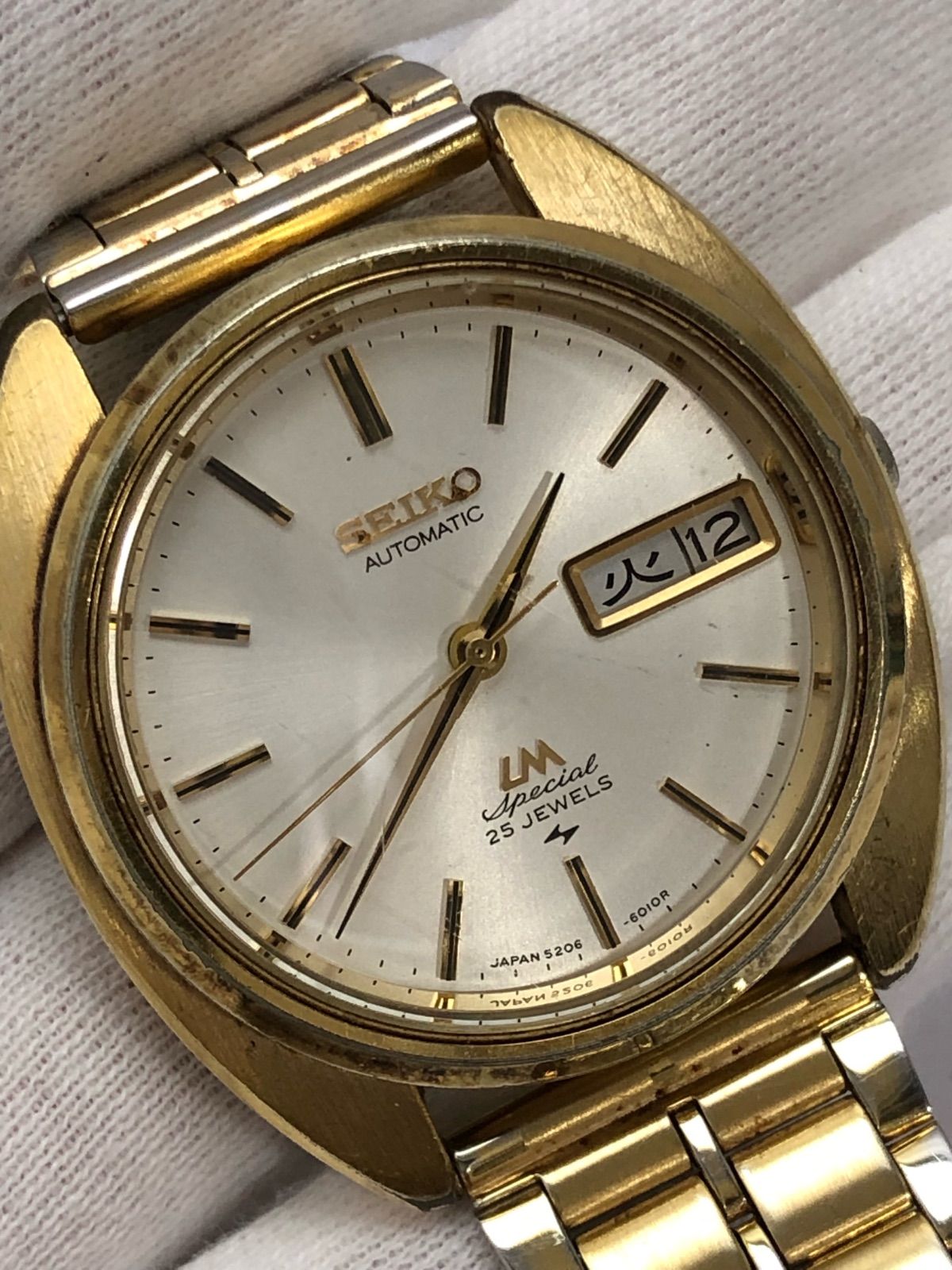 セイコー ロードマチック 25石 5206-6030 自動巻き 時計