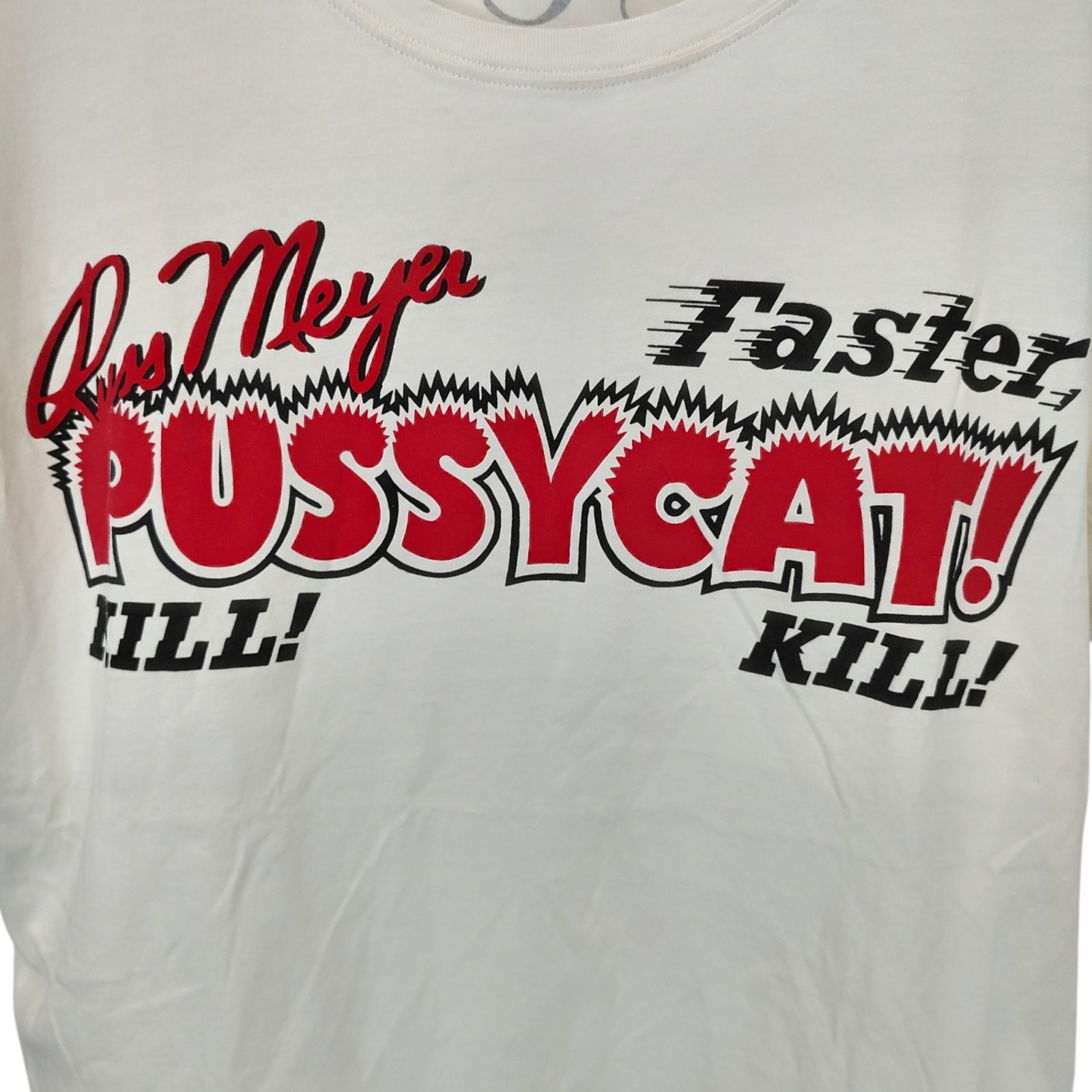 3A28 希少 GUCCI グッチ プッシーキャットPUSSY CAT GUCCI グッチ 18SS PUSSYCAT Tシャツ 492347-X3Q33 S ホワイト