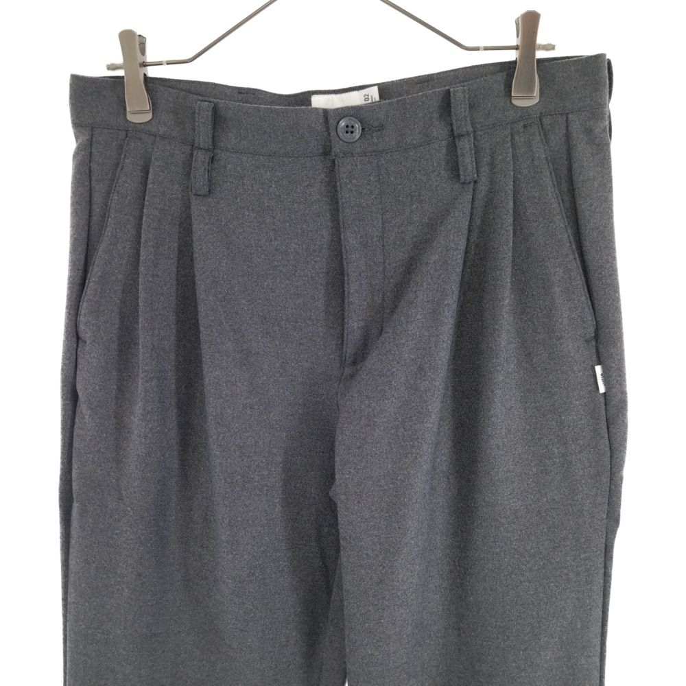 WTAPS TUCK TROUSERS 222TQDT-PTM06 ブラック - ファッション