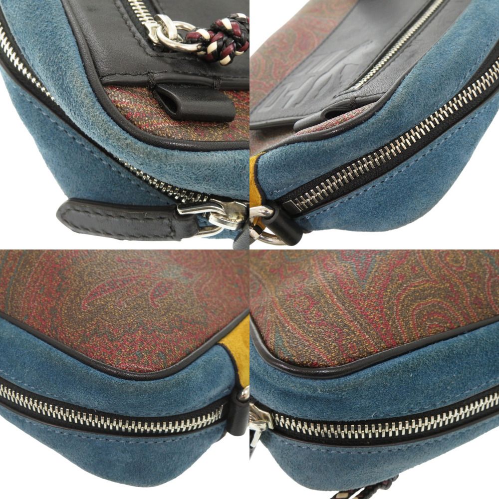 【超美品　未使用級】エトロ　ショルダーバッグ　PVCレザー　ペイズリー 楽天市場】【バッグ】ETRO エトロ ペイズリー柄 ショルダー
