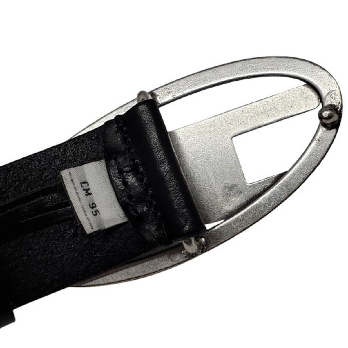 DIESEL ディーゼル 22AW オーバルD レザーベルト Dロゴ バックル