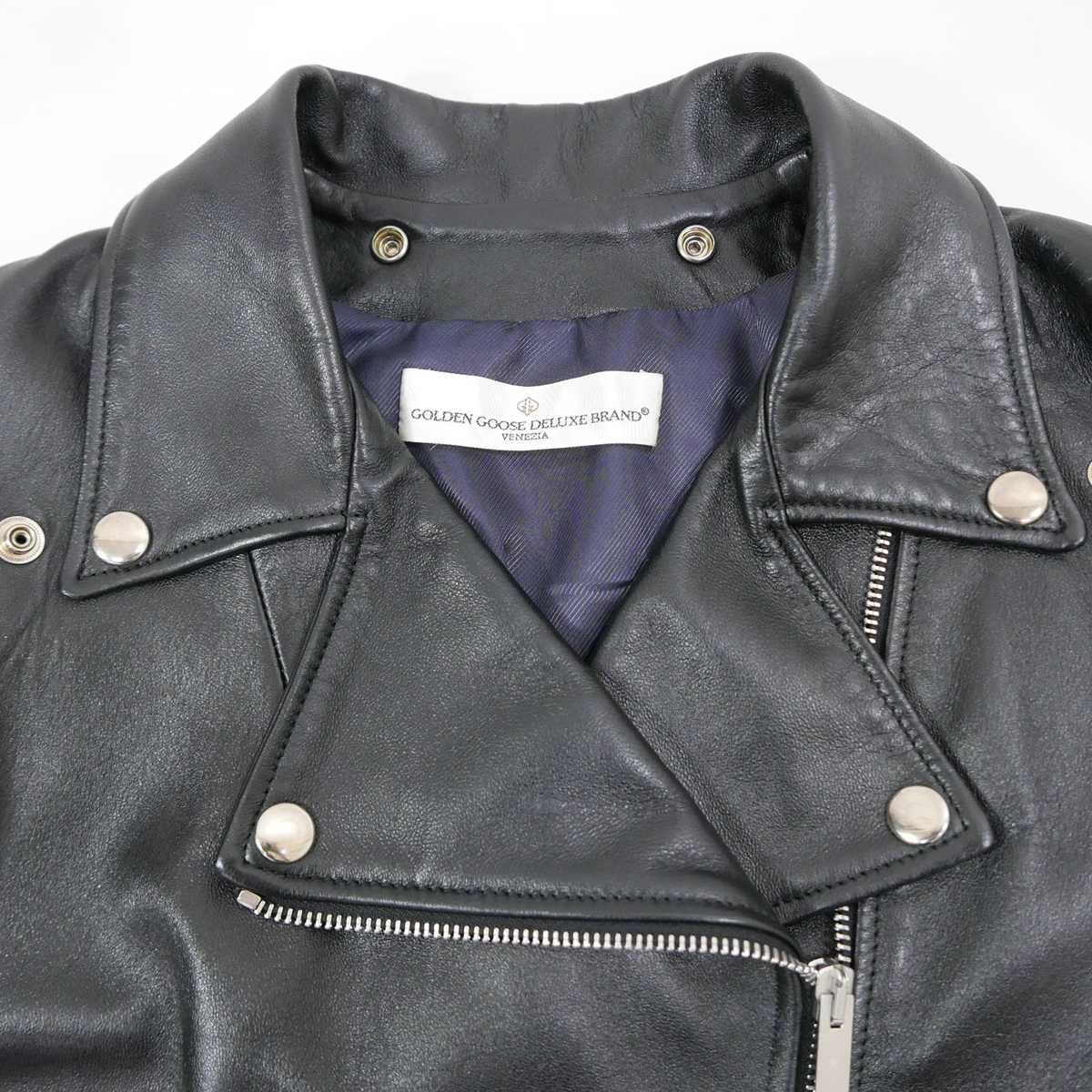 GOLDEN GOOSE ゴールデン グース GO GO STAR バック プリント レザー 