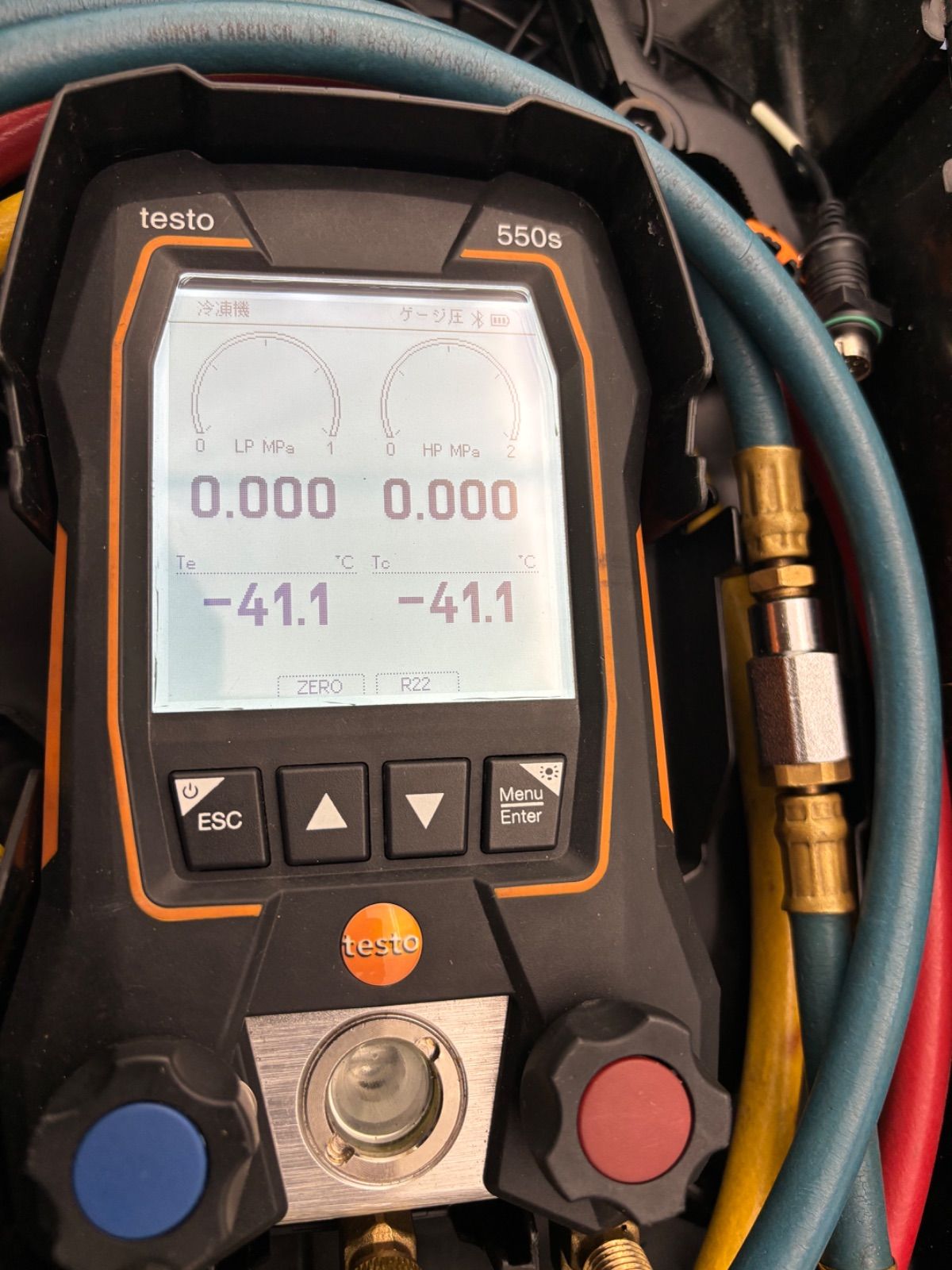 testo テストー デジタルマニホールド ベーシックセット 550 s 空運転にて通電 済