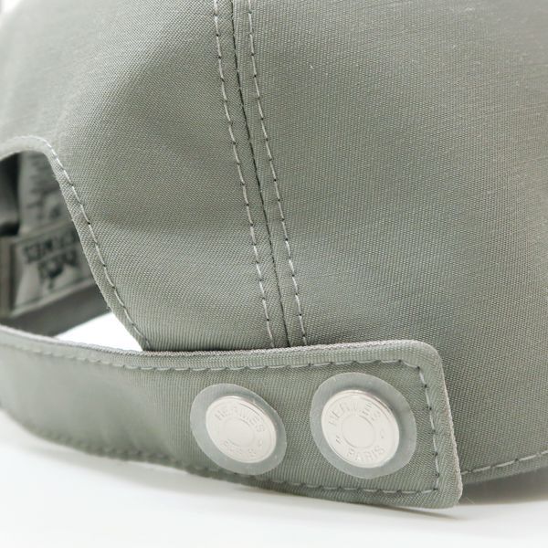 HERMESキャスケットグレー58新品未使用 HERMES キャップ SELLIER キャスケット #58 デイヴィス ヴァー