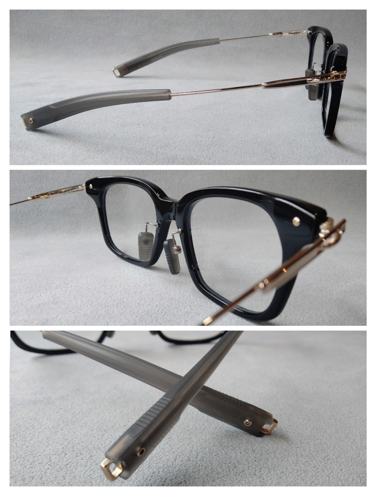 DITA Lancier (ディータ ランシアー) LSA-413-01 Black-White Gold 