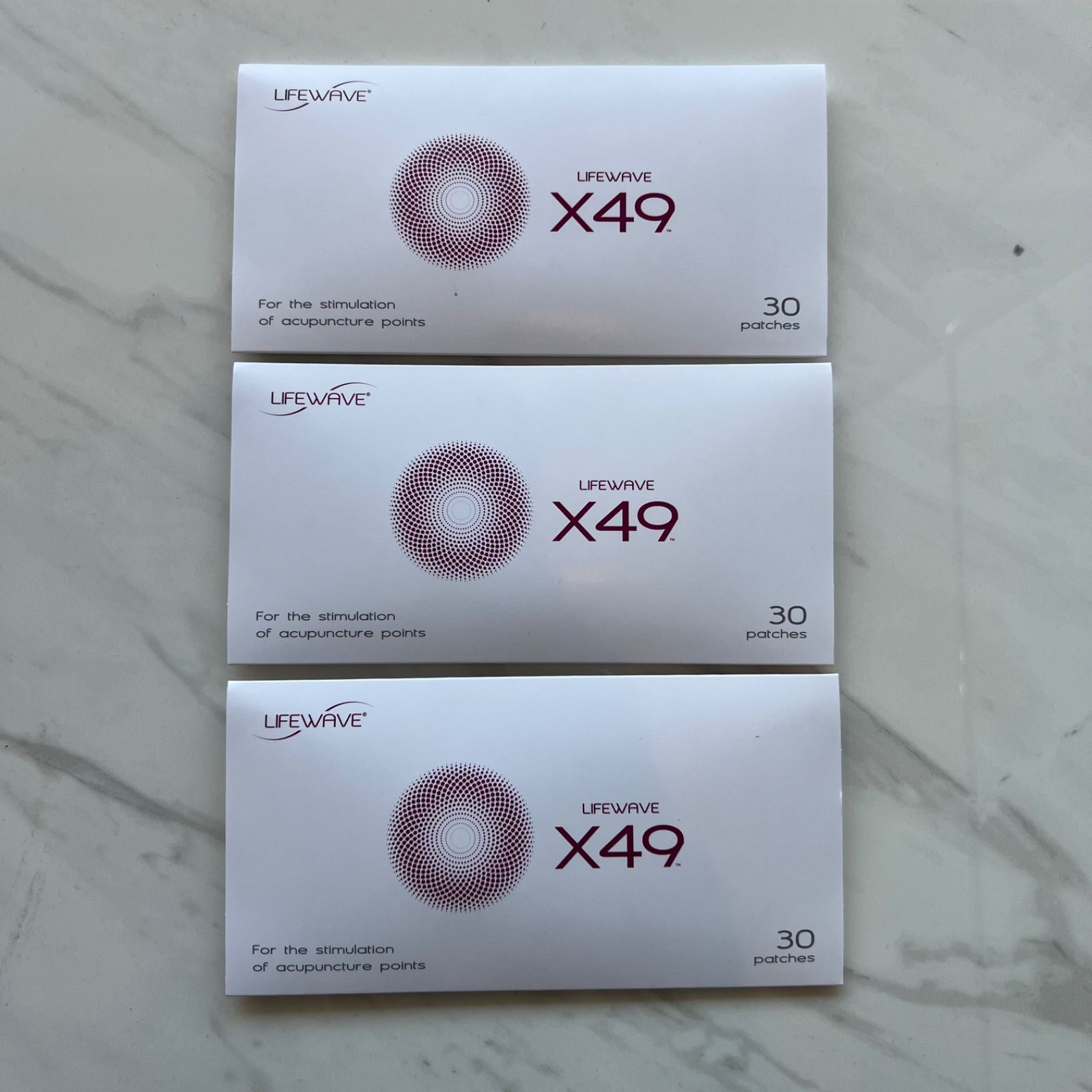 注目の ライフウェーブ X49 WAVE LIFE まとめ売り30枚入りx3セット 健康アクセサリー
