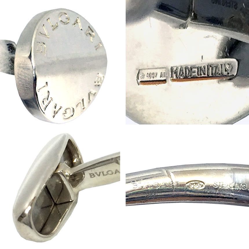 BVLGARI ブルガリ カフス カフリンクス シルバー aq6212
