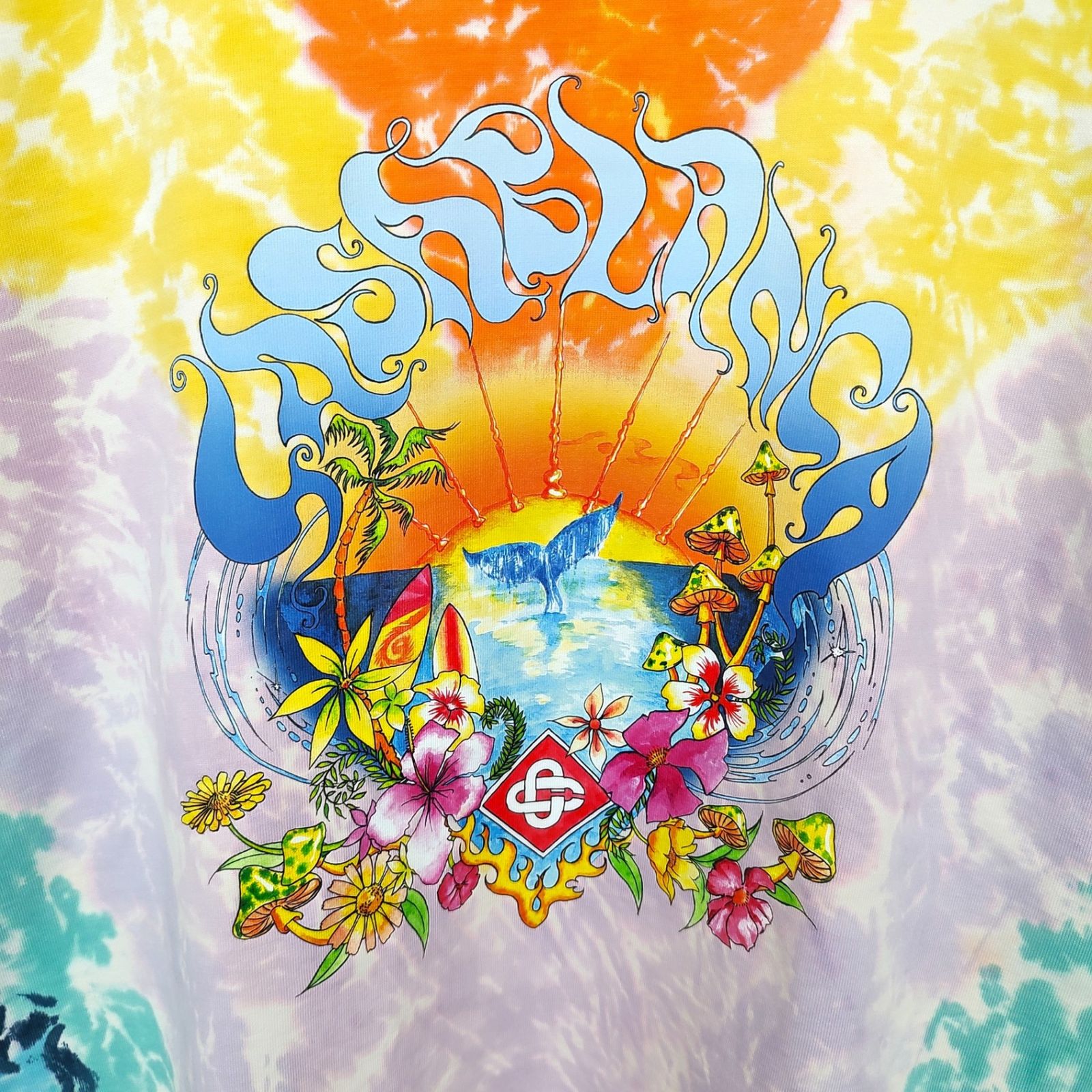 [CASABLANCA]サーフトリップ タイダイTシャツ Tシャツ SURF TRIP PRINTED