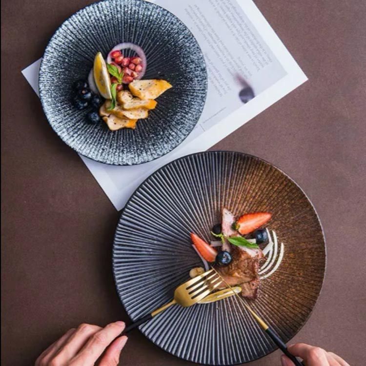 【美品】廃盤  ディナープレート 6枚セット 21cm プレート 21cm ナチュラルカラー 磁器 美濃焼 同色5枚セット （ 食洗機