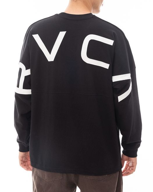 2024春夏 新品【RVCA/ルーカ/ルカ】FAKUE RVCA LS TEE ロングスリーブＴシャツ BLK メンズ BE041-057