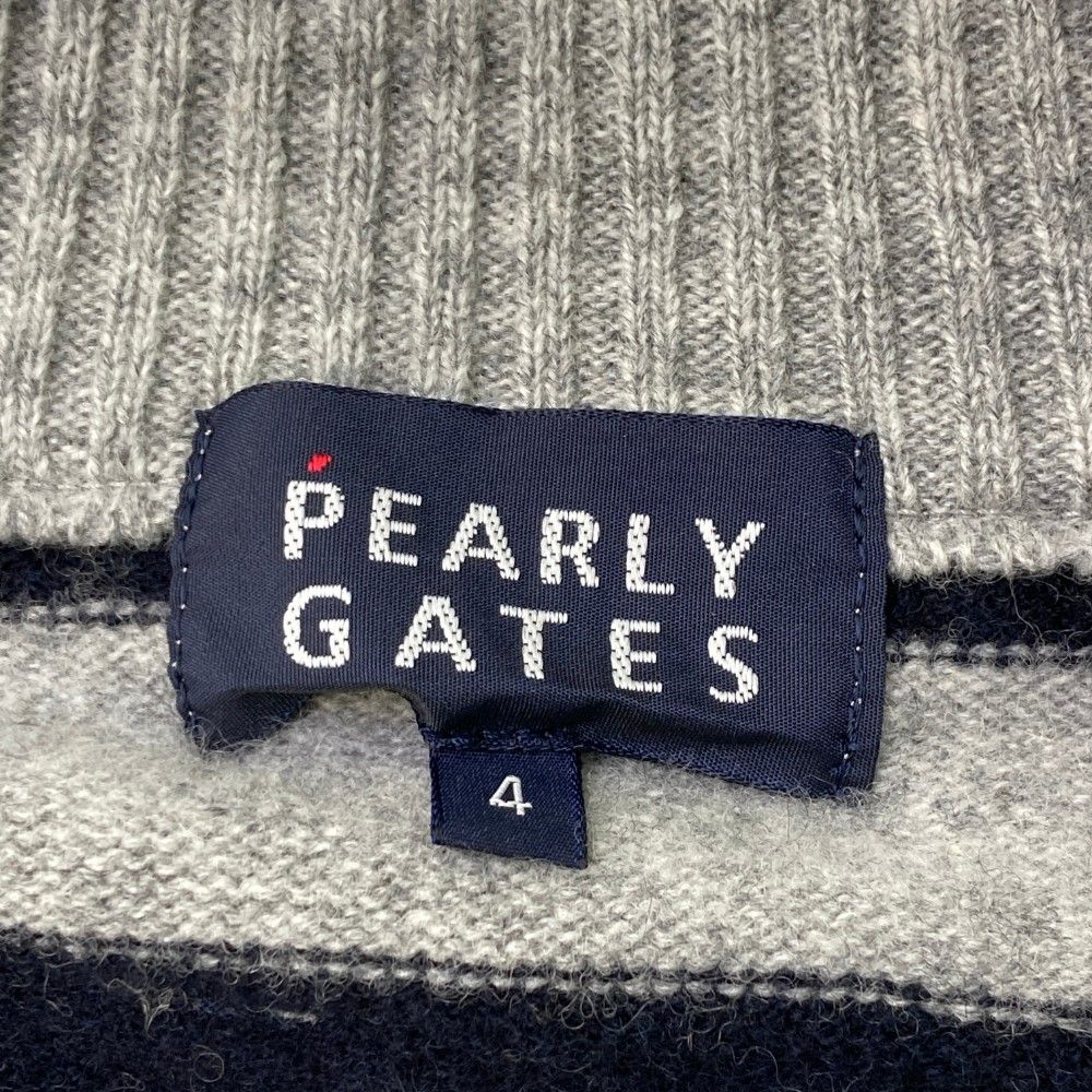 サイズ：4 PEARLY GATES パーリーゲイツ ニットジップジャケット