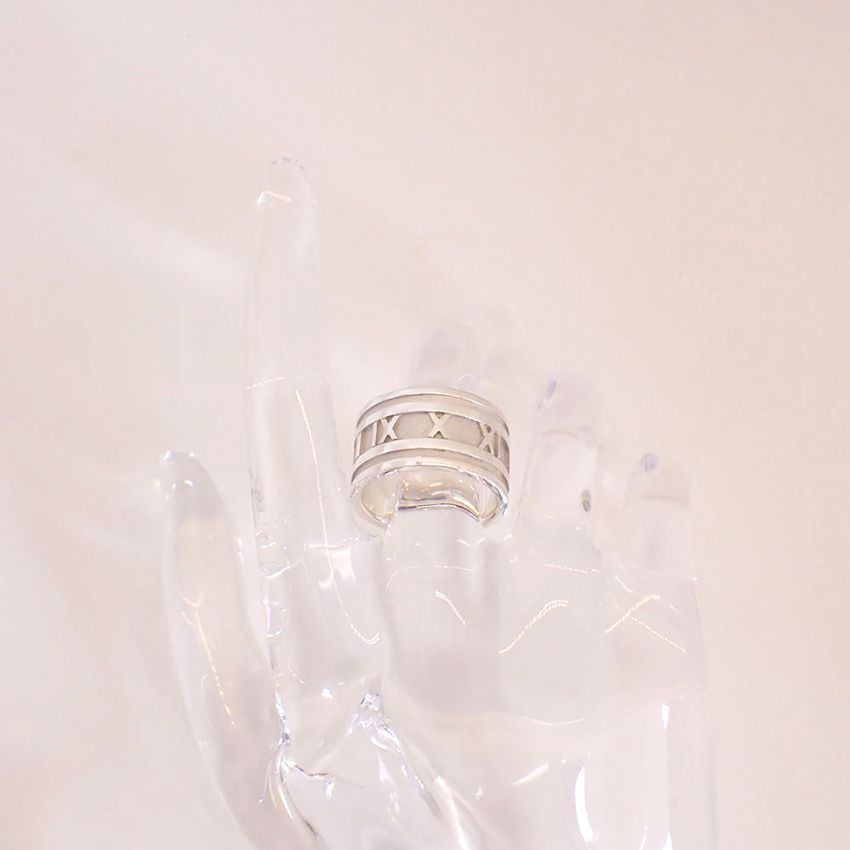 ティファニー 925 アトラス ワイド リング 14号[g345-39］