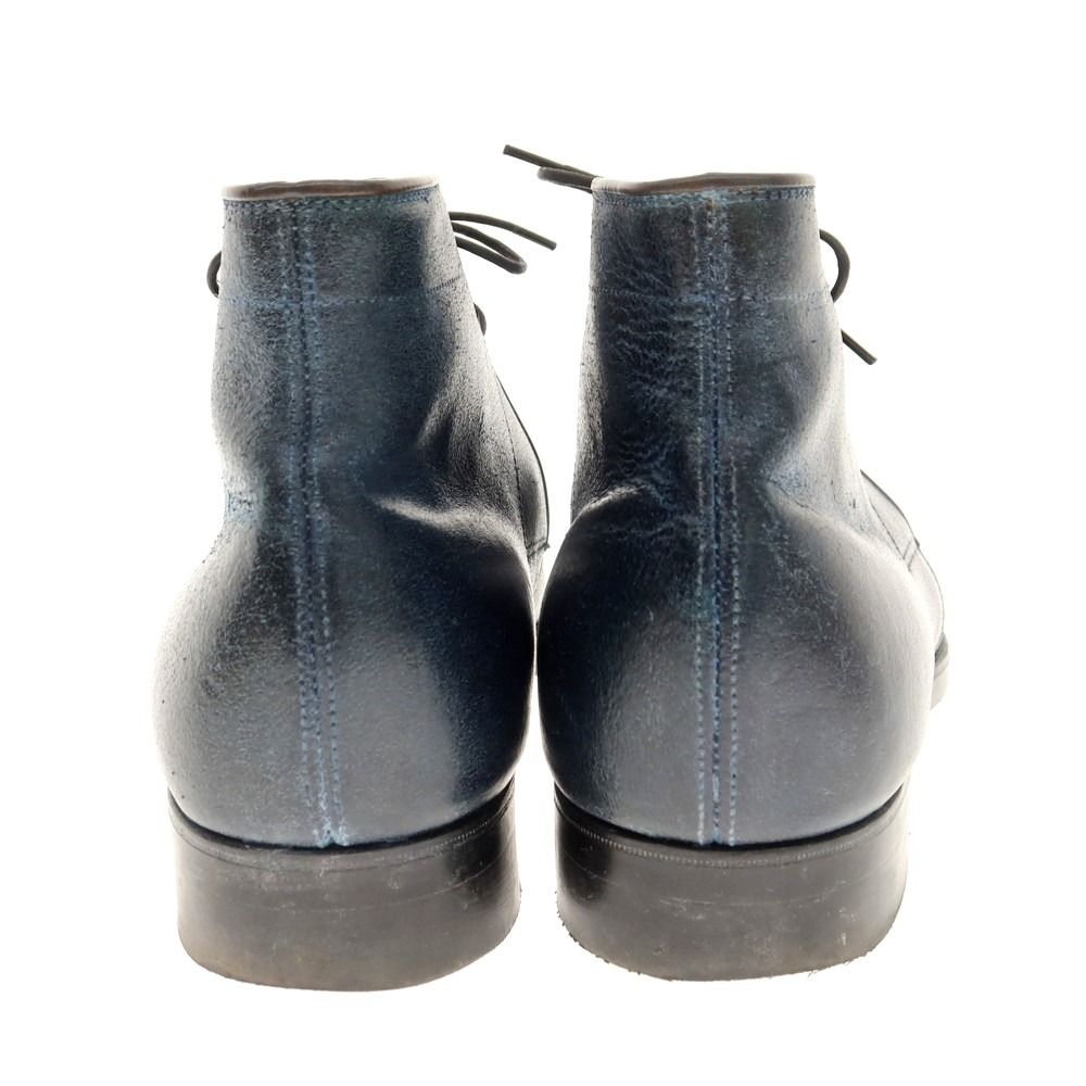 中古】コルノブルゥ CORNO BLU バケッタレザー チャッカブーツ  