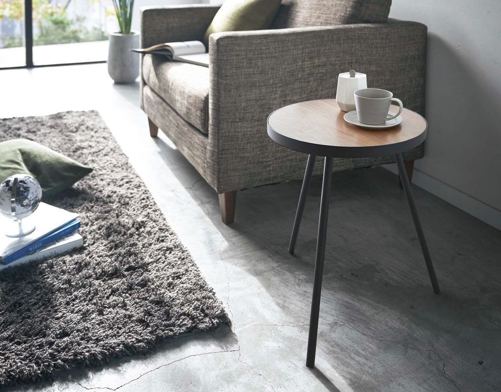 ニトリ (Nシールド スモークDH DBR) レザー調 高さ調節 回転チェア