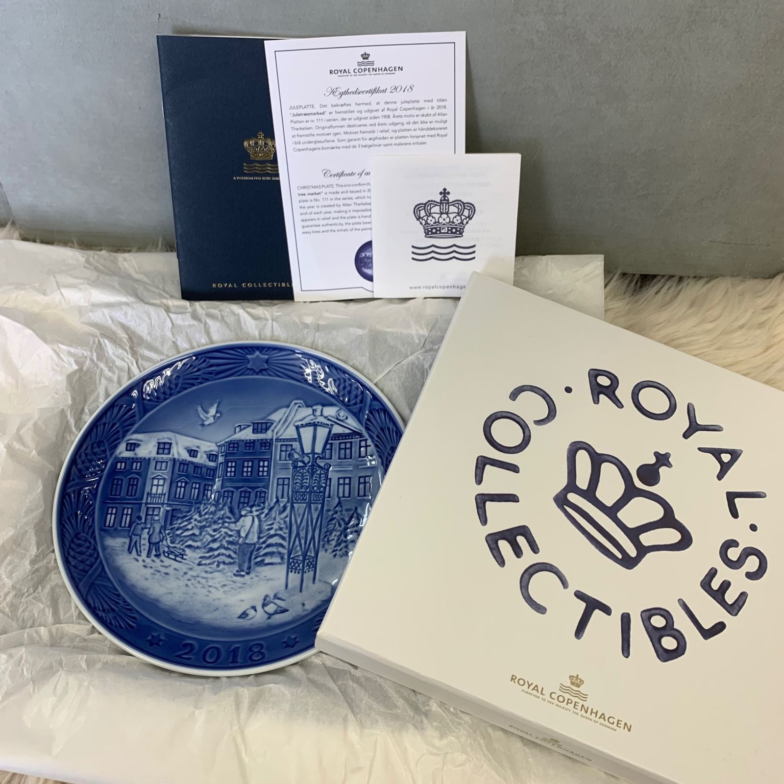 ROYAL COPENHAGEN ロイヤルコペンハーゲン イヤープレート 2018年 