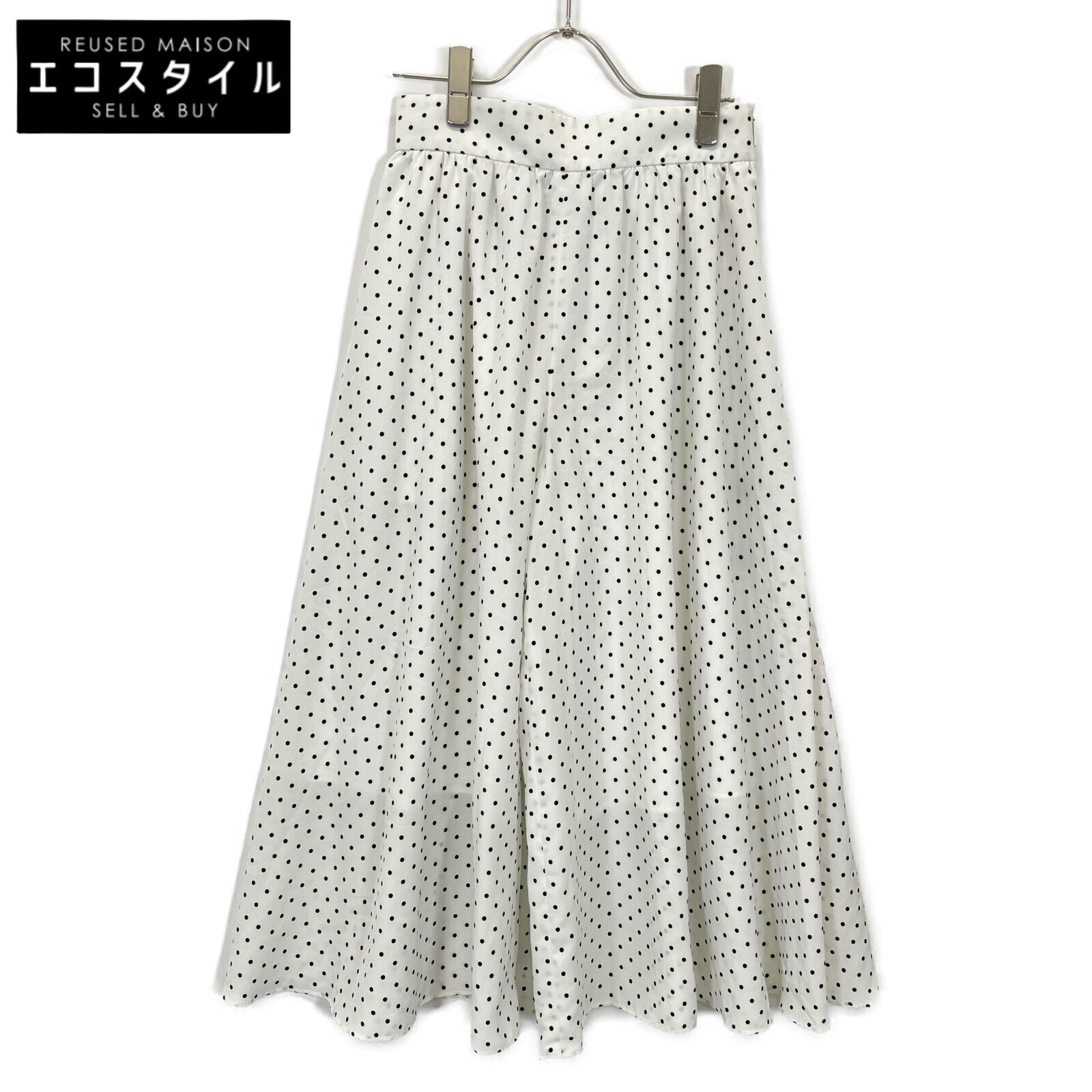 Rene ルネ ﾎﾜｲﾄ 6325940 ﾎﾟﾙｶﾄﾞｯﾄ ﾌﾚｱﾊﾟﾝﾂ 34