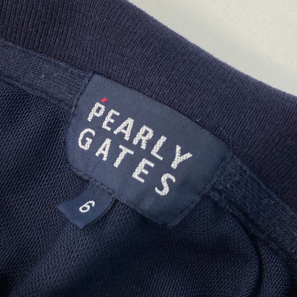 サイズ：6 PEARLY GATES パーリーゲイツ 半袖ポロシャツ ネイビー系 [240101230089]# ゴルフウェア メンズ ストスト -  メルカリ