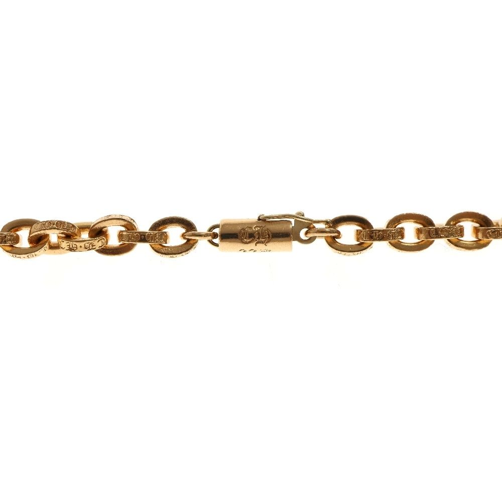 CHROME HEARTS クロムハーツ 22k ツイストチェーン 24インチ