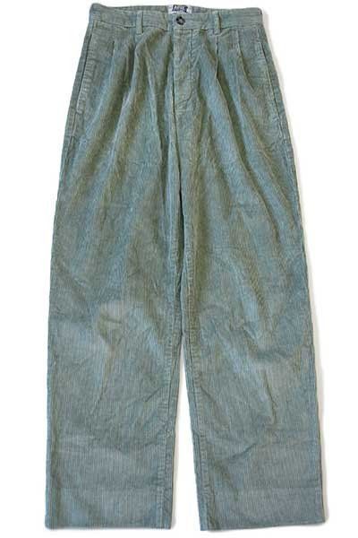 90s イタリア製 RIFLE ツータック 太畝 コーデュロイパンツ