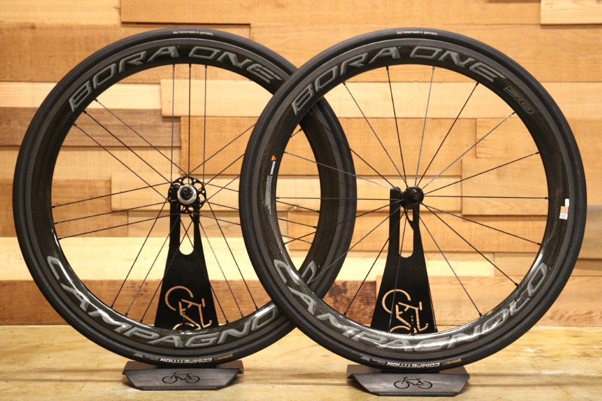 カンパニョーロ Campagnolo ボーラワン BORA ONE 50 カーボン チューブラー ホイールセット シマノ11S ワイドリム 【立川店】  - 通販超特価