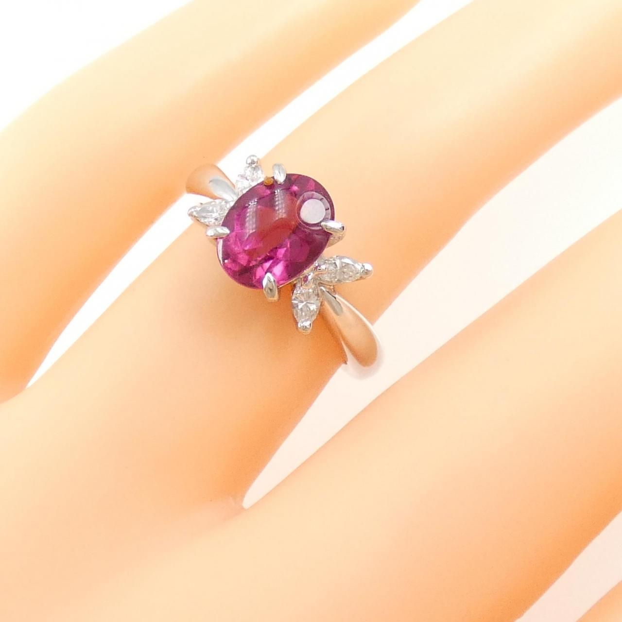 PT ルベライトトルマリン リング 1.74CT