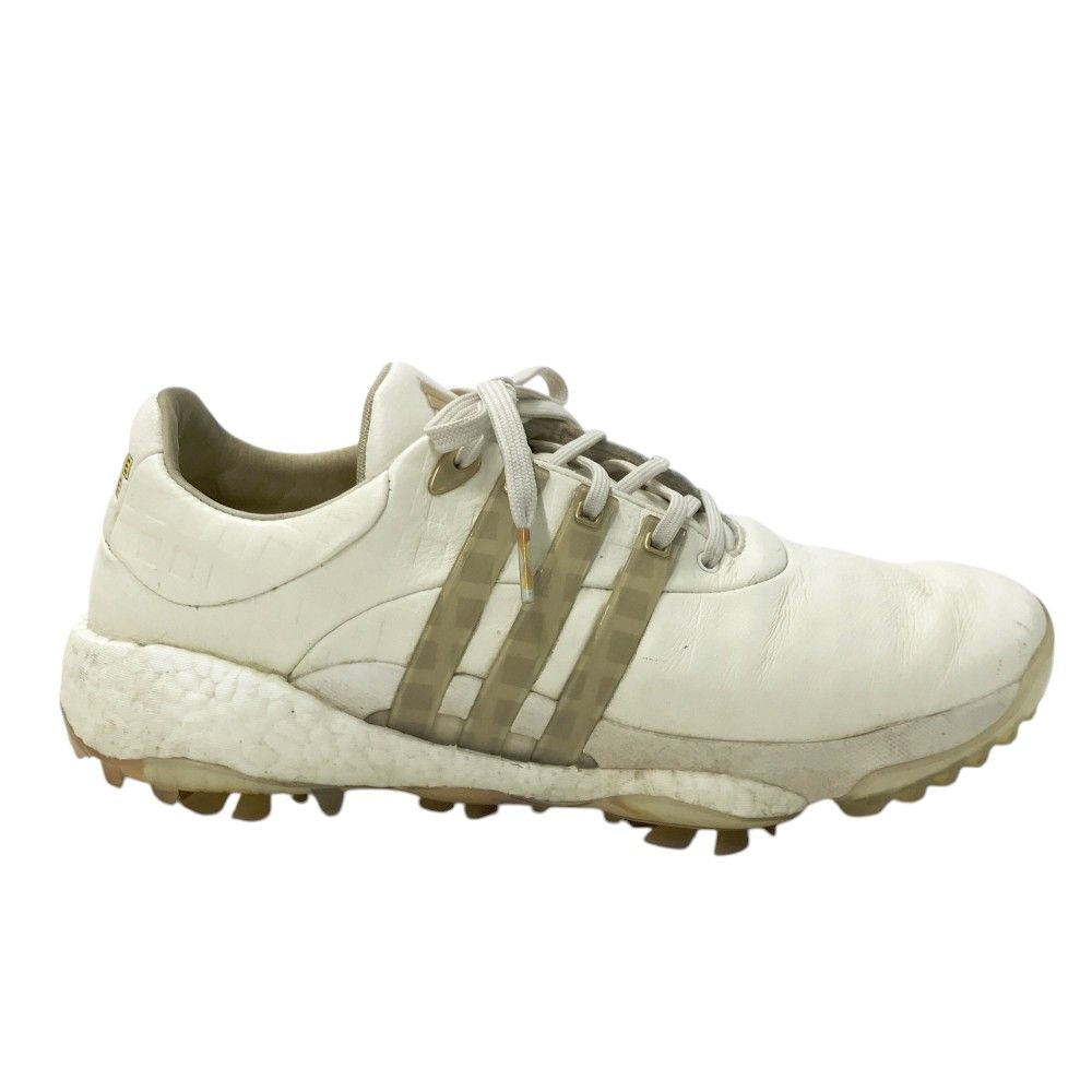  GOLF アディダスゴルフ GW9433 ゴルフシューズ TOUR360 22 Waffle House ベージュ系 27 [240101490183] ゴルフウェア メンズ ストスト ADIDAS GOLF アディダスゴルフ GW9433 ゴルフシューズ TOUR360 22