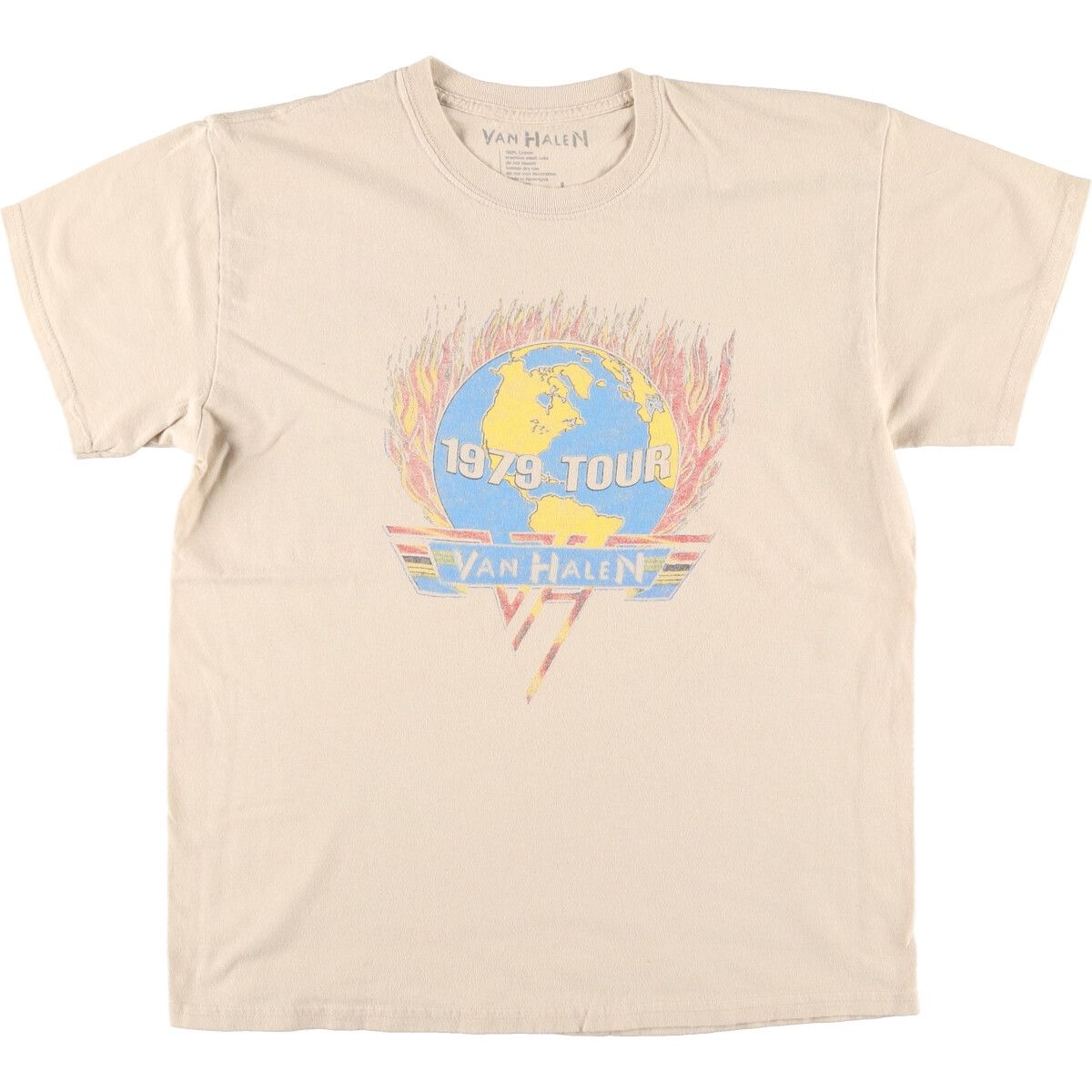 古着 VAN HALEN ヴァンヘイレン バンドTシャツ バンT メンズL/eaa467058