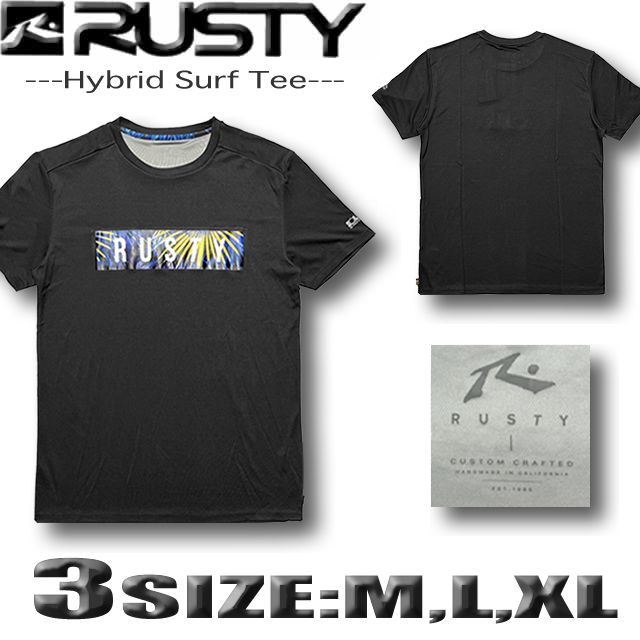 ラッシュガード メンズ サーフブランド Tシャツ RUSTY