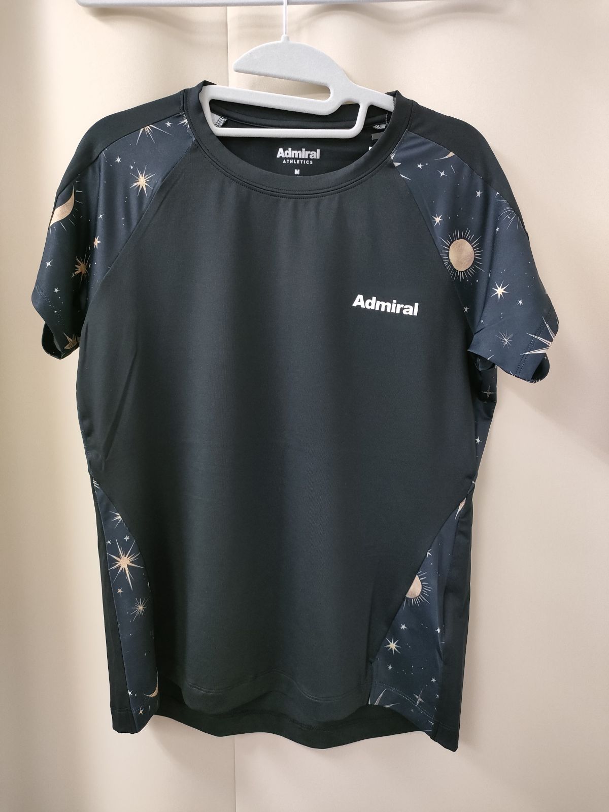 ️アドミラル2025秋冬最 ️ラグランスリーブグラフィックTEE ATLA533 ブラック