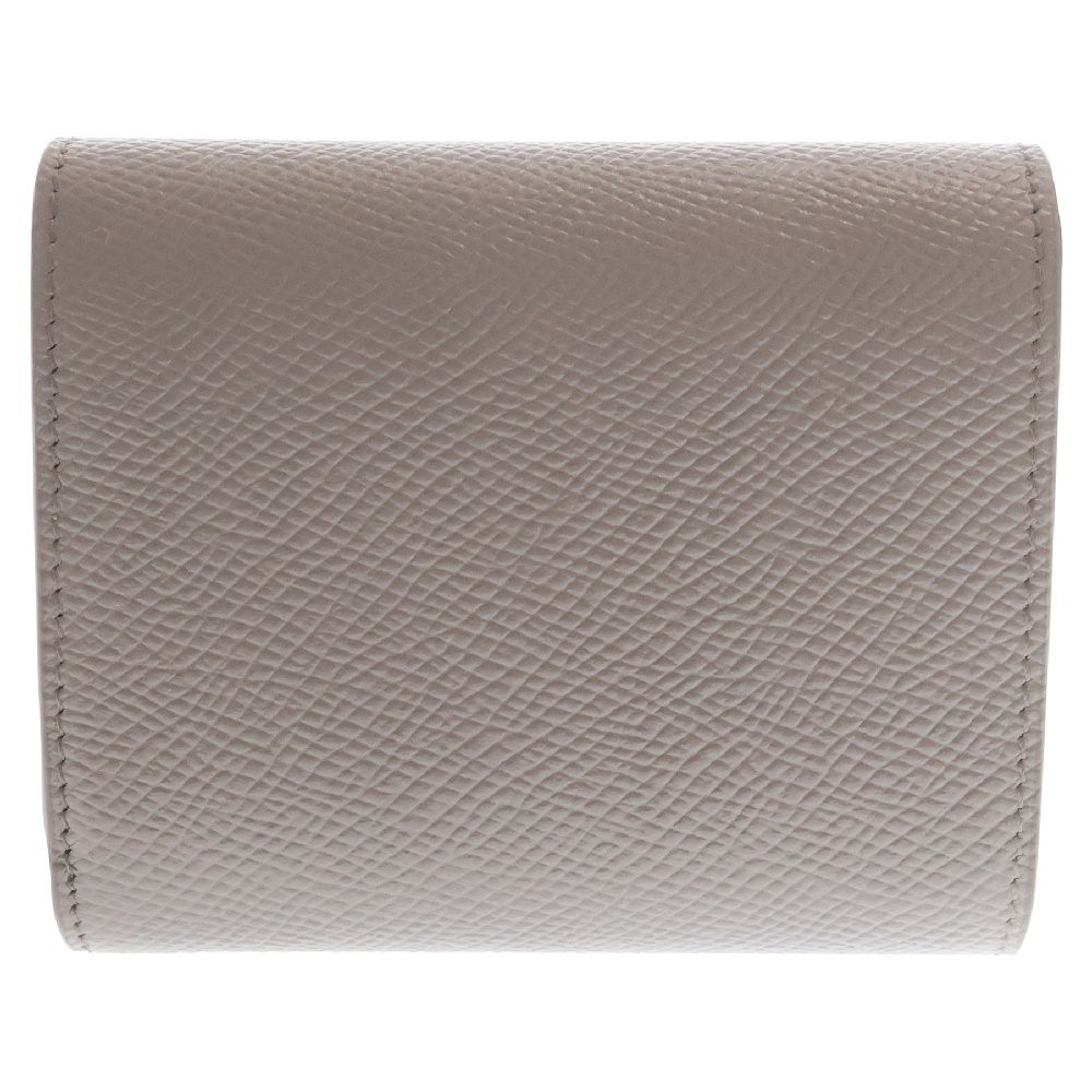 未使用　CELINE セリーヌ　レザートリフォールドウォレット　グレー　袋付き 未使用 CELINE セリーヌ レザートリフォールドウォレット グレー 袋