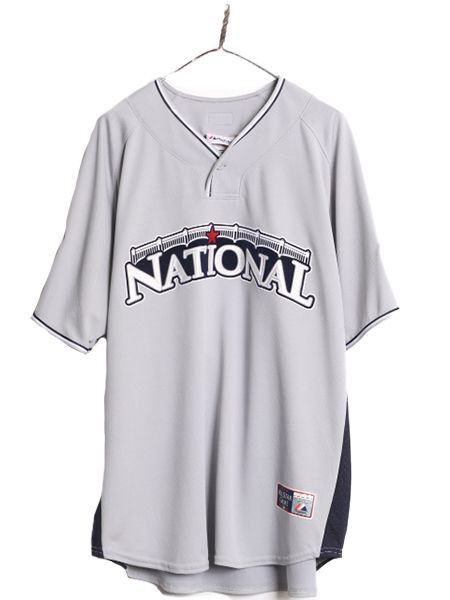 USA製 MLB オフィシャル Majestic オールスターゲーム 半袖 ベースボール シャツ メンズ XL / ゲームシャツ 半袖シャツ ユニフォーム 限定 野球 【お得なクーポン配布中!】 USA製 MLB オフィシャル Majestic