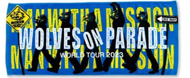 MAN WITH A MISSION マンウィズアミッション World Tour 2025 ～WOLVES ON PARADE～ツアー タオル オレンジ オレンジ