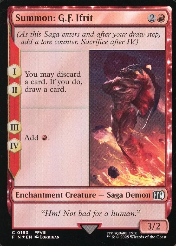 中古】マジックザギャザリング 0163[C]：【FIN】【FOIL】Summon