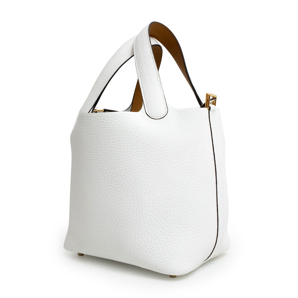 【上品♡金具もホワイト♡】HERMES ピコタンロック18 楽天市場】エルメス ピコタンロック18/PM ニューホワイト