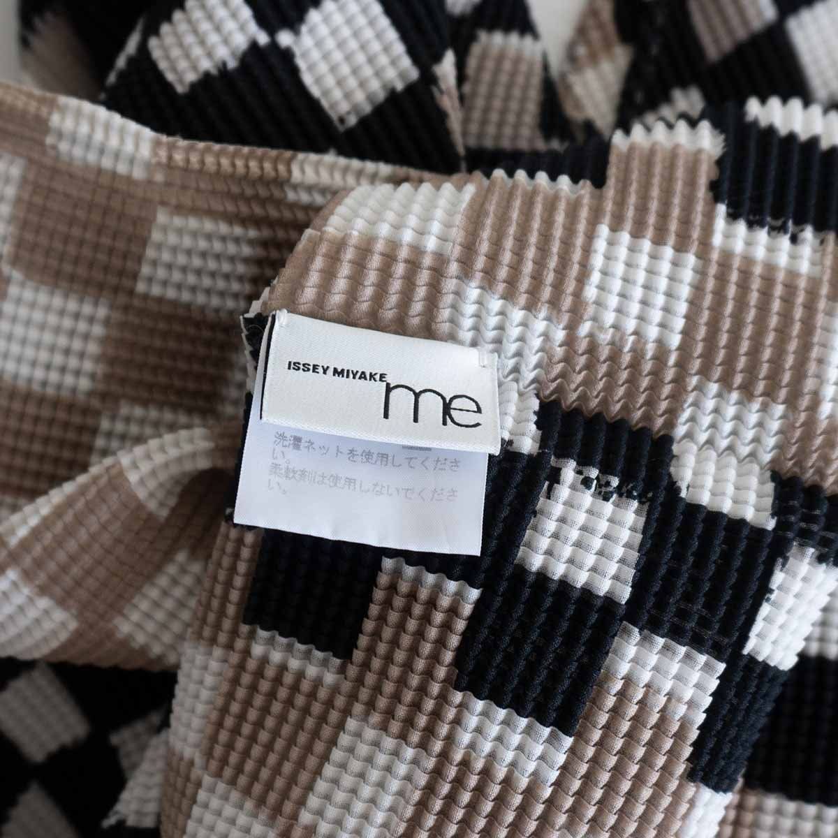 極美品】me ISSEY MIYAKE 【チェック柄 カットソー】 ミー イッセイ 