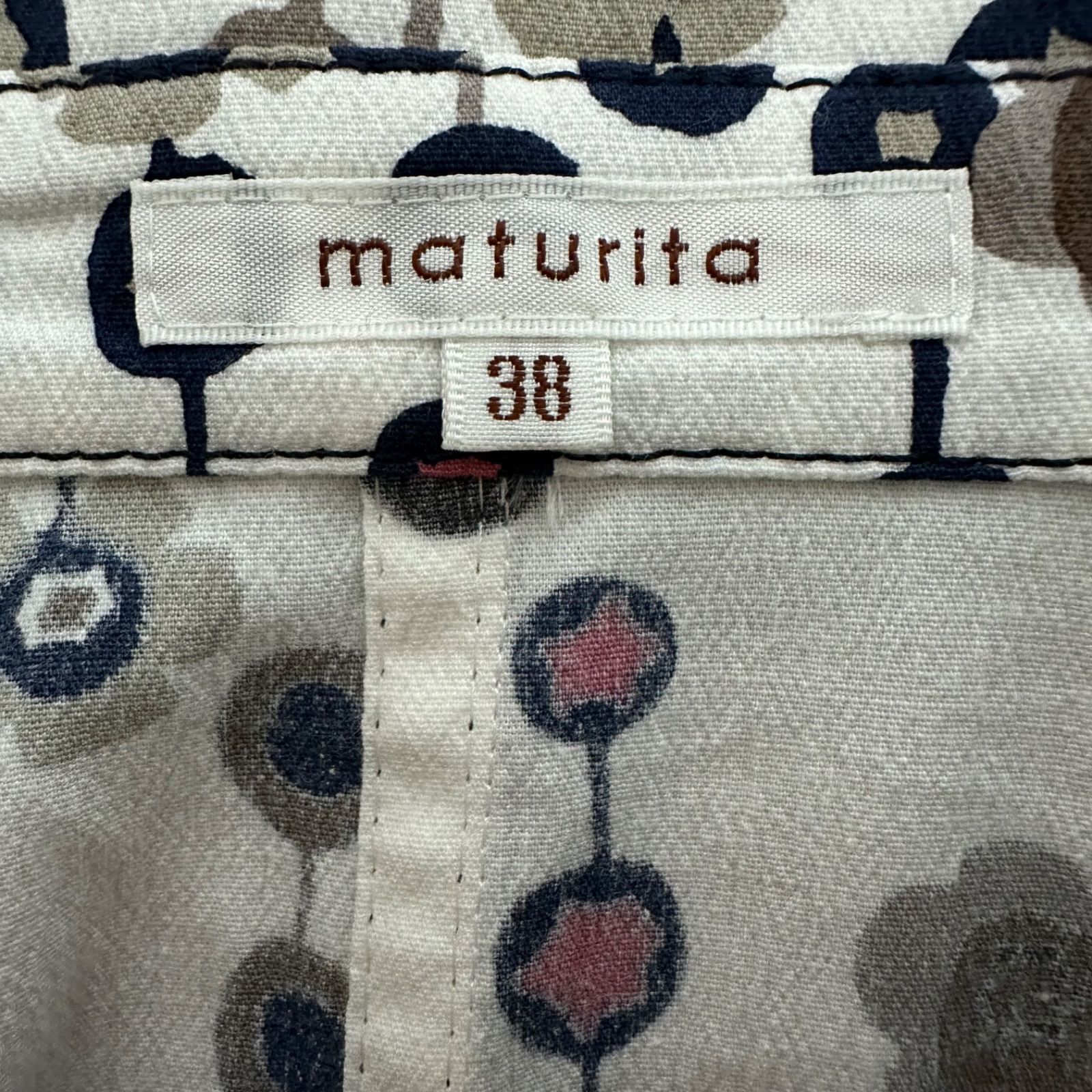 Z265 【美品】 maturita マチュリタ レディース アウター 花柄デニム