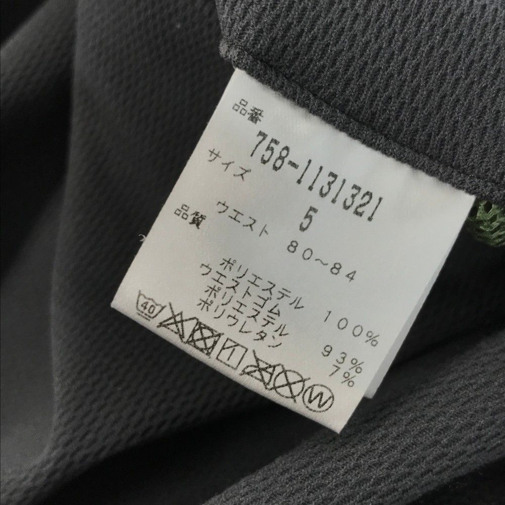 MASTER BUNNY EDITION ゴルフ　パンツ　サイズ5 グレー ストライプパンツ | MASTER BUNNY EDITION（マスターバニー