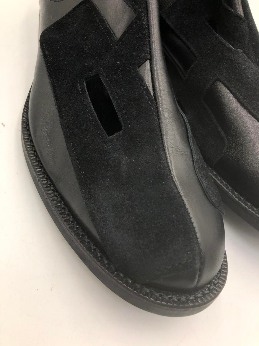 COMME des GARCONS HOMME PLUS コムデギャルソンオムプリュス レザー サイドゴア ブーツ size 27 cm 黒 メンズ