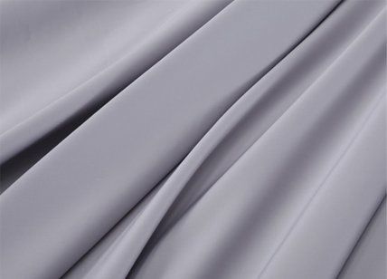 または 肌掛け布団 羽毛布団 に最適 サイズ150×210CM 500スレッドカウント ロング サテン織り シングル 掛け布団カバー シルバー エジプト 超長綿ホテル品質 グレー Premium ファスナー付き - 100番手糸で軽やか! H