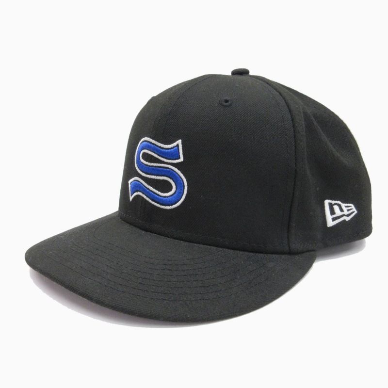 STUSSY ステューシー Sロゴ ニューエラ 7-3/8 ネイビー